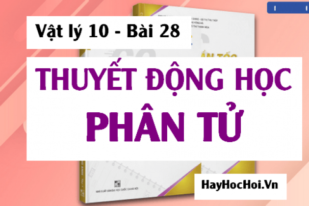 Thuyết động Học Phan Tử Chất Khi Cấu Tạo Chất Khi Ly Tưởng La Gi Vật Ly 10 Bai 28